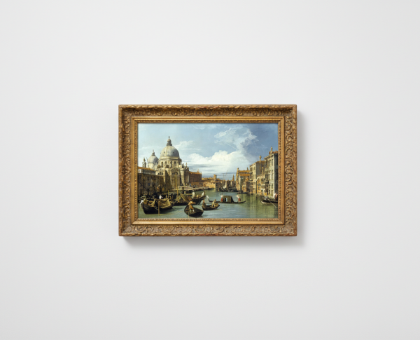 The Entrance to the Grand Canal, Venice, c.1730 by Giovanni Antonio Canal (Canaletto) Original Oil Painting Reproduction - GFM Painting