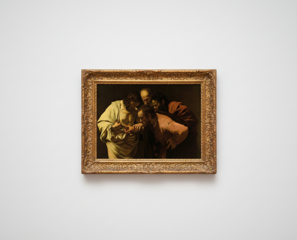 Doubting Thomas by Caravaggio  Original Oil Painting Reproduction - GFM Painting