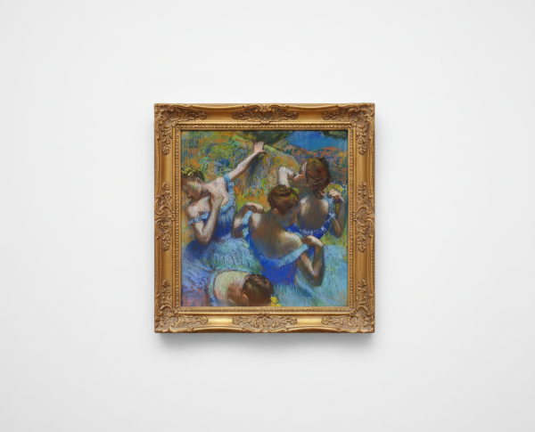 Blue Dancers, c.1899 by Edgar Degas Original Oil Painting Reproduction - GFM Painting