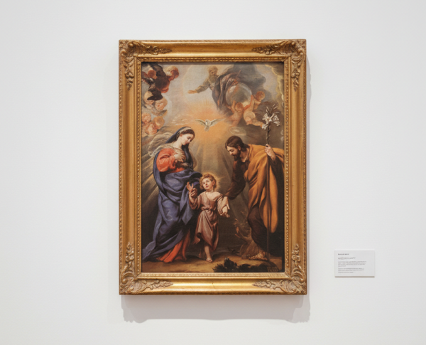 Holy Family by Claudio Coello Original Oil Painting Reproduction - GFM Painting