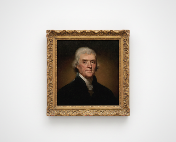 Portrait of Thomas Jefferson by Rembrandt Peale Original Oil Painting Reproduction - GFM Painting
