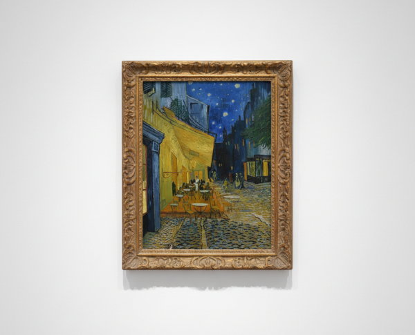 Cafe Terrace on the Place du Forum by Vincent Van Gogh Original Oil Painting Reproduction - GFM Painting