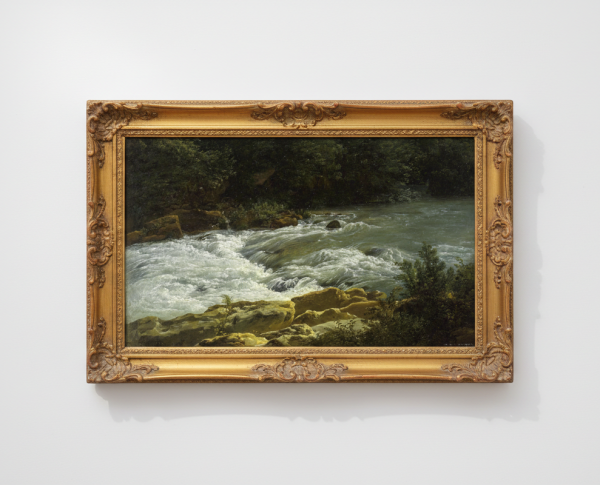 Running Stream at San Cosimato by Jean-Joseph-Xavier Bidauld Original Oil Painting Reproduction - GFM Painting