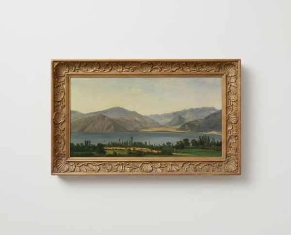 Lake Fucino and the Abruzzi Mountains by Jean-Joseph-Xavier Bidauld Original Oil Painting Reproduction - GFM Painting