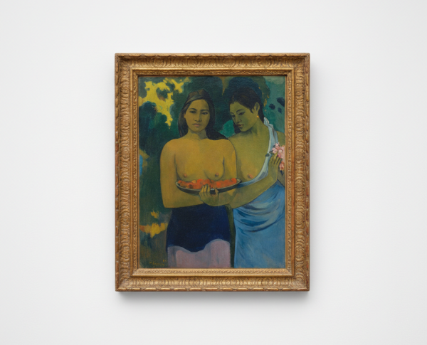 Two Tahitian Women by Paul Gauguin Original Oil Painting Reproduction - GFM Painting