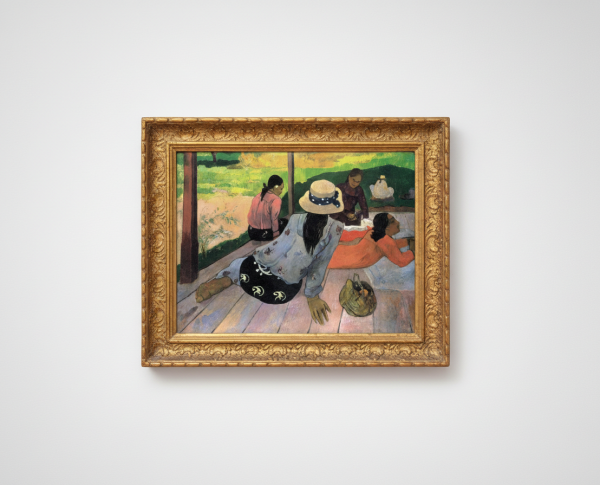 The Siesta by Paul Gauguin Original Oil Painting Reproduction - GFM Painting