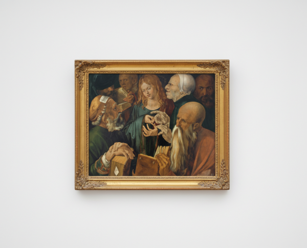 Christ Among the Doctors by Paolo Veronese Original Oil Painting Reproduction - GFM Painting