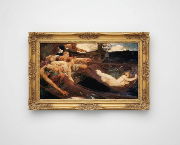 The Sea Maiden by Herbert James Draper Original Oil Painting Reproduction - GFM Painting