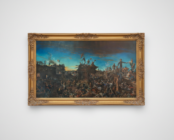 Dawn at the Alamo by Henry Arthur McArdle Original Oil Painting Reproduction - GFM Painting