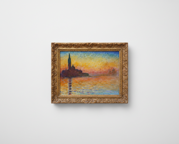 San Giorgio Maggiore At Dusk by Claude Monet Original Oil Painting Reproduction - GFM Painting