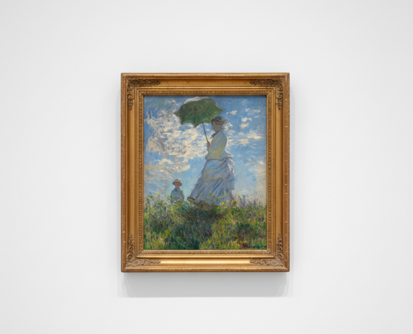 The Walk Woman With A Parasol by Claude Monet Original Oil Painting Reproduction - GFM Painting