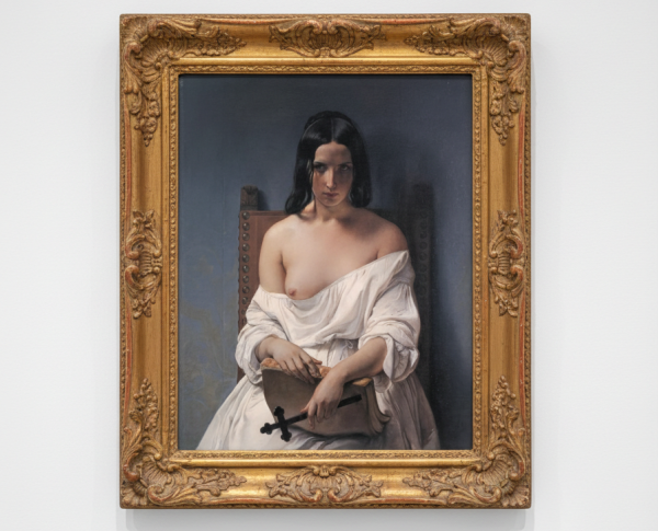 Meditation on the History of Italy by Francesco Paolo Hayez Original Oil Painting Reproduction - GFM Painting