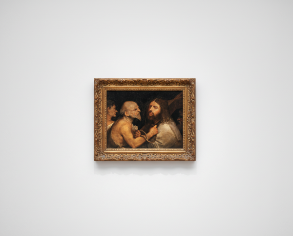 Christ Carrying the Cross by Tiziano Vecelli Original Oil Painting Reproduction - GFM Painting