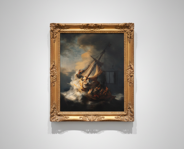 Christ In The Storm On The Sea Of Galilee by Rembrandt Van Rijn Original Oil Painting Reproduction - GFM Painting