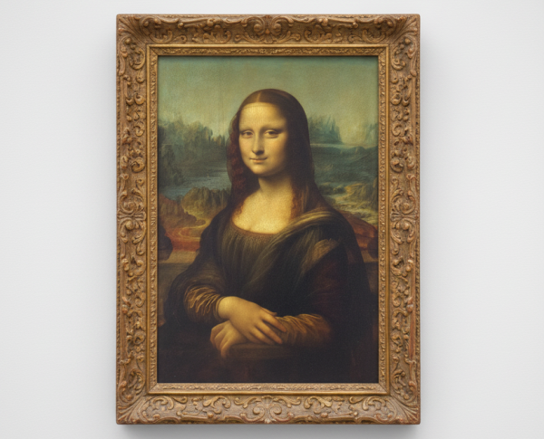 Mona Lisa (La Gioconda) c. 1503-05 by Leonardo Da Vinci Original Oil Painting Reproduction - GFM Painting