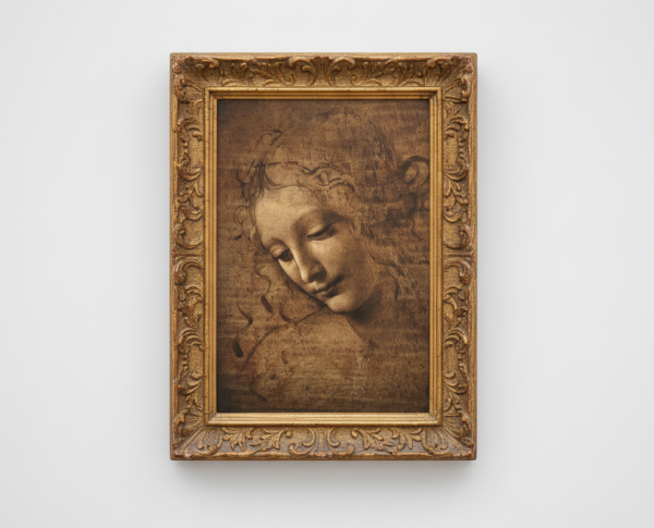 Female head (The Lady of the Dishevelled Hair) (or La Scapigliata) by Leonardo Da Vinci Original Oil Painting Reproduction - GFM Painting