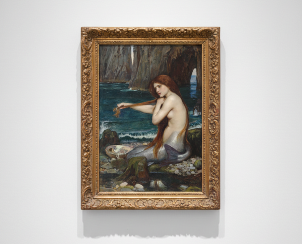 A Mermaid 1900 by John William Waterhouse Original Oil Painting Reproduction - GFM Painting
