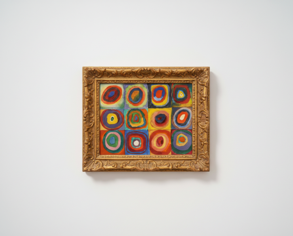 Squares with Concentric Rings by Wassily Kandinsky Original Oil Painting Reproduction - GFM Painting