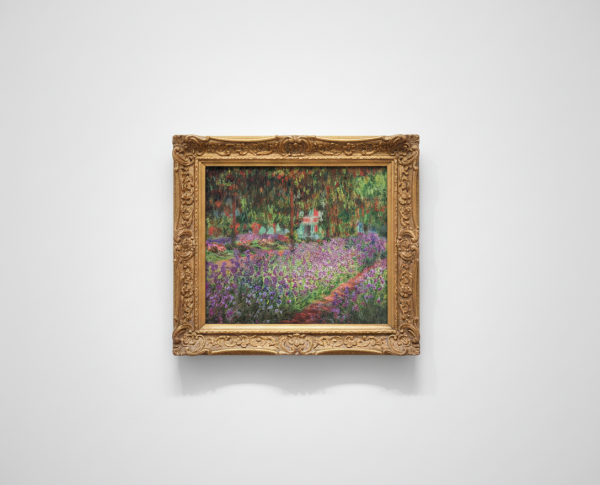 Irises In Monets Garden by Claude Monet Original Oil Painting Reproduction - GFM Painting