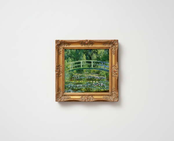 The Water Lily Pond Aka Japanese Bridge by Claude Monet Original Oil Painting Reproduction - GFM Painting