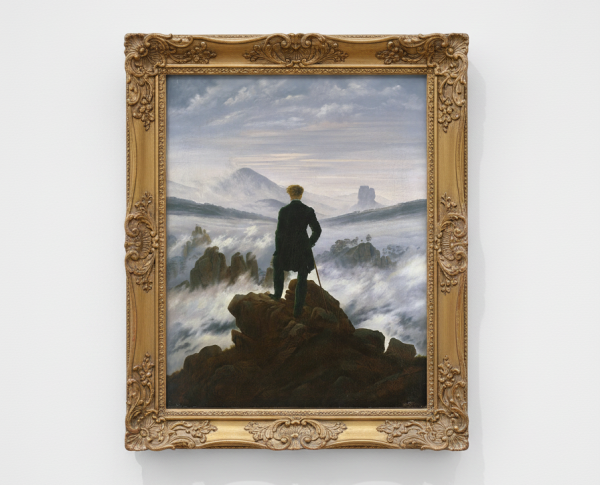 The Wanderer above the Mists 1817-18 by Caspar David Friedrich Original Oil Painting Reproduction - GFM Painting
