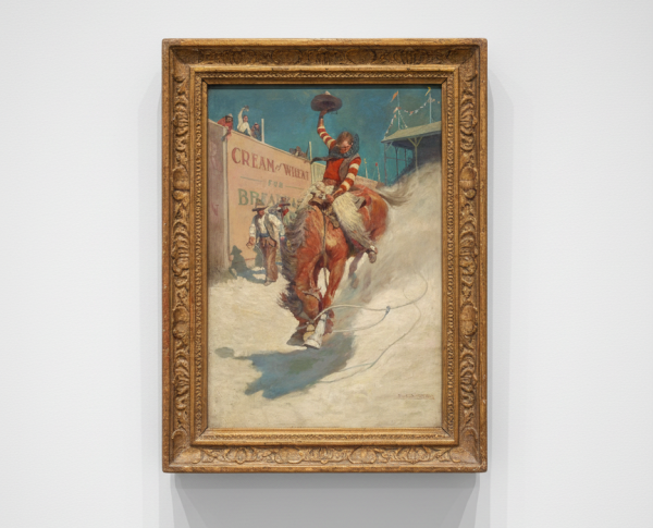 The Bronco Buster by Frederic Remington Original Oil Painting Reproduction - GFM Painting