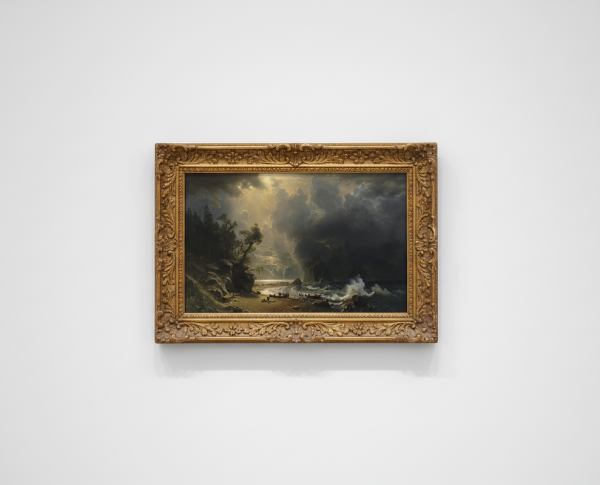 Puget Sound On The Pacific Coast by Albert Bierstadt Original Oil Painting Reproduction - GFM Painting