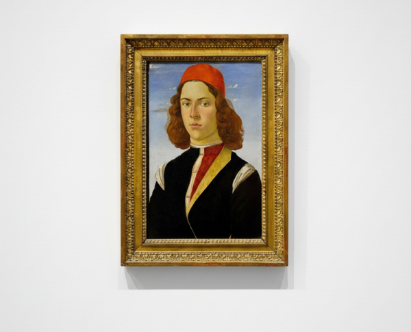 Portrait of a Young Man by Alessandro Filipepi (Sandro Botticelli) Original Oil Painting Reproduction - GFM Painting