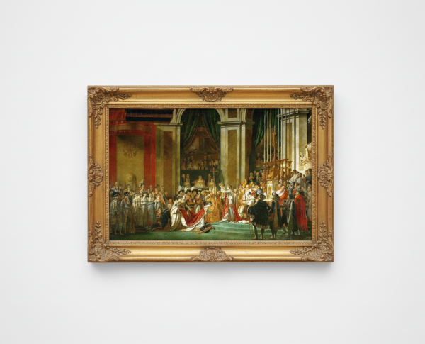 Consecration of the Emperor Napoleon I and Coronation of the Empress Josephine 1805-07 by Jacques Louis David Original Oil Painting Reproduction - GFM Painting