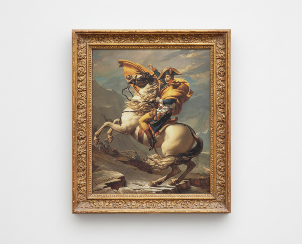 Napoleon Crossing the Alps by Jacques Louis David Original Oil Painting Reproduction - GFM Painting