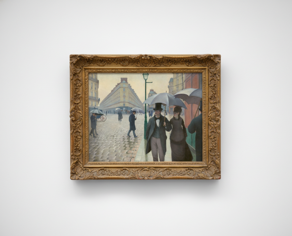 Paris Street - Rainy Weather 1877 by Gustave Caillebotte Original Oil Painting Reproduction - GFM Painting