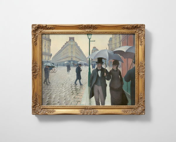 Paris Street; Rainy Day by Gustave Caillebotte Original Oil Painting Reproduction - GFM Painting