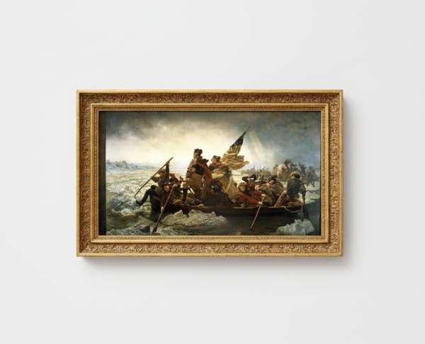 Washington Crossing the Delaware 1851 by Emanuel Gottlieb Leutze Original Oil Painting Reproduction - GFM Painting