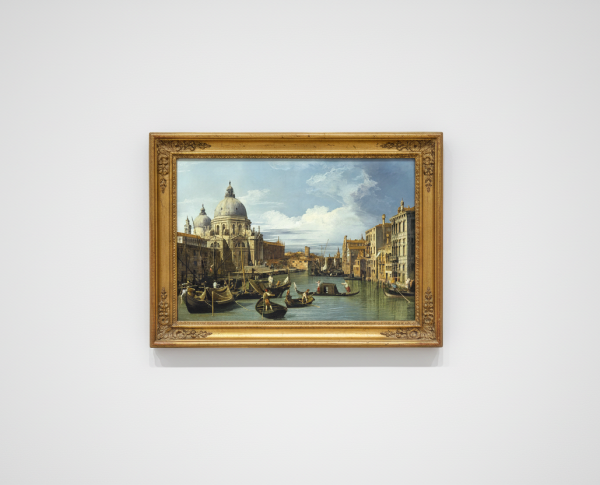 The Entrance to the Grand Canal, Venice, c.1730 by Giovanni Antonio Canal (Canaletto) Original Oil Painting Reproduction - GFM Painting