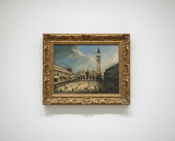 The Piazza San Marco in Venice by Giovanni Antonio Canal (Canaletto) Original Oil Painting Reproduction - GFM Painting
