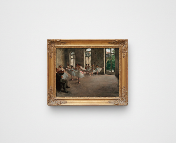 Ballet Rehearsal, 1873 by Edgar Degas Original Oil Painting Reproduction - GFM Painting