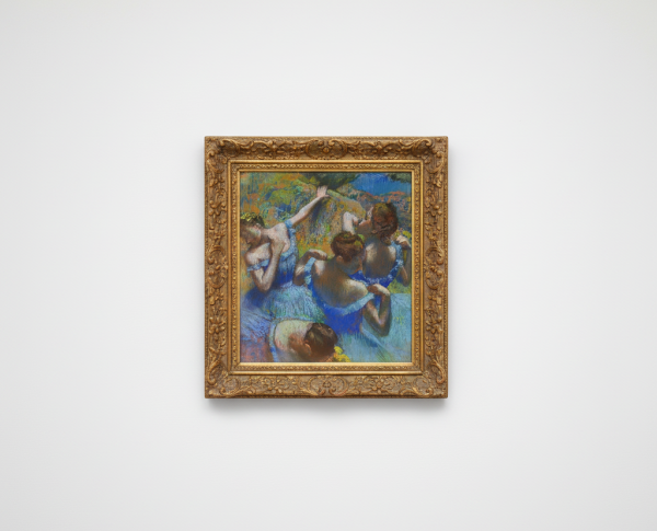 Blue Dancers, c.1899 by Edgar Degas Original Oil Painting Reproduction - GFM Painting