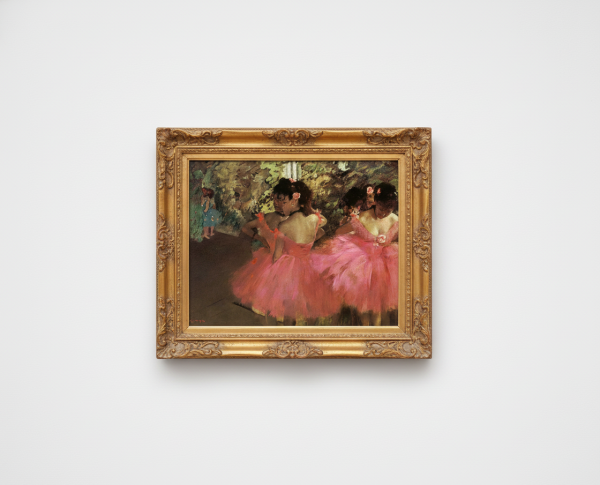 Dancers In Pink by Edgar Degas Original Oil Painting Reproduction - GFM Painting