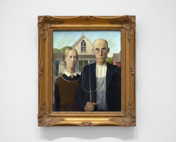 American Gothic by Grant Wood Original Oil Painting Reproduction - GFM Painting