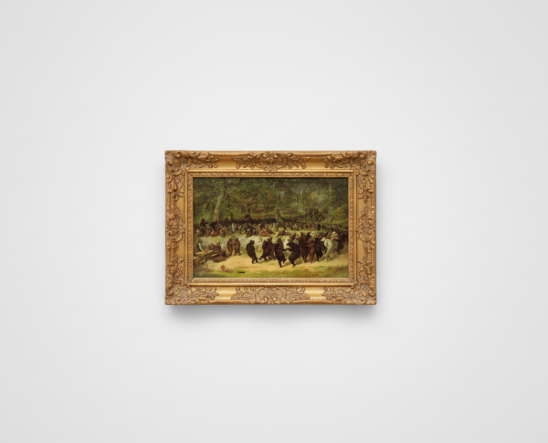 The Bear Dance by William Holbrook Beard Original Oil Painting Reproduction - GFM Painting