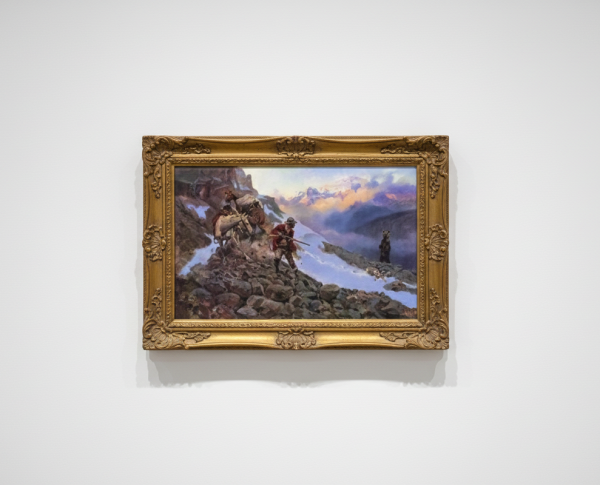 Whose Meat? by Charles Marion Russell Original Oil Painting Reproduction - GFM Painting