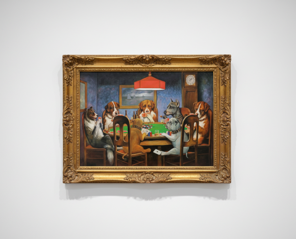 Dogs Playing Poker by Cassius Marcellus Coolidge Original Oil Painting Reproduction - GFM Painting
