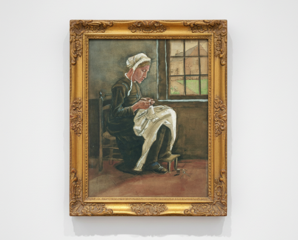 The Sewing Woman by John Sloan Original Oil Painting Reproduction - GFM Painting