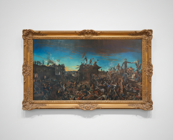 Dawn at the Alamo by Henry Arthur McArdle Original Oil Painting Reproduction - GFM Painting