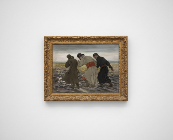 Drunken peasants by Ludwig Knaus Original Oil Painting Reproduction - GFM Painting