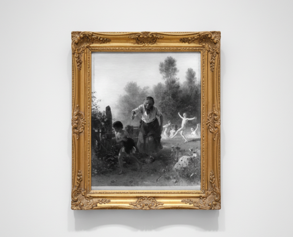 The Truant by Ludwig Knaus Original Oil Painting Reproduction - GFM Painting