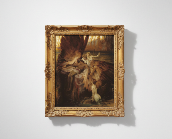 Lament for Icarus by Herbert James Draper Original Oil Painting Reproduction - GFM Painting