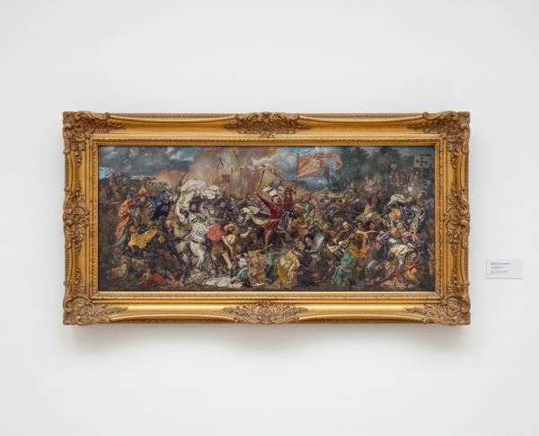 Battle of Grunwald by Jan Matejko Original Oil Painting Reproduction - GFM Painting