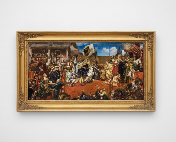 Prussian Homage by Jan Matejko Original Oil Painting Reproduction - GFM Painting