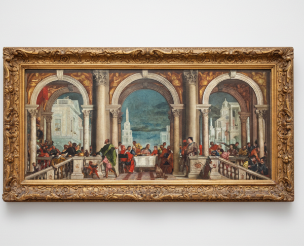 The Feast in the House of Levi by Paolo Veronese Original Oil Painting Reproduction - GFM Painting